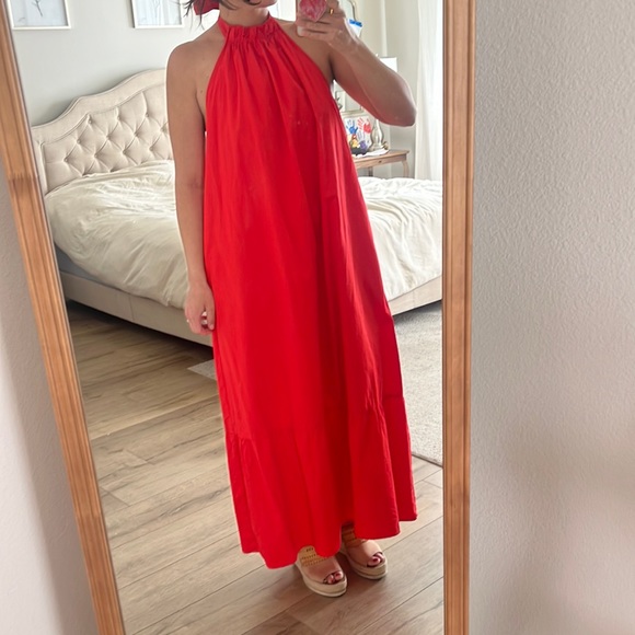 Gorgeous red maxi dress - Picture 1 of 10